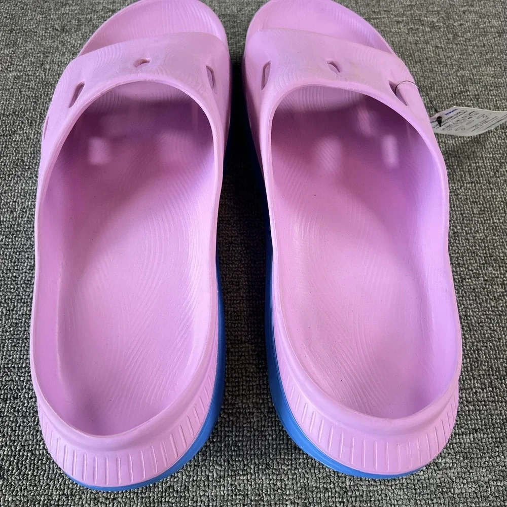HOKA ORA Recovery Slide 3 Sandals Mens 13 Purple Blue Cushioned Slip On
